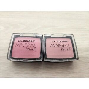 L.A. COLORS Mineral Blush‎ "Flushed" CMB858 0.15 Oz Lot Of 2 New Sealed